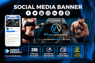 design your facebook cover or social media banner