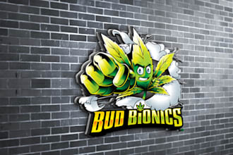 design a professional creative and modern 3d logo for your business