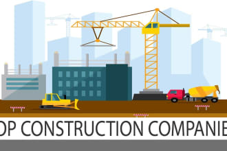 provide you 100 construction companies leads