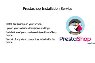 install, update, configure prestashop on your server