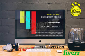 design professional business powerpoint and keynote presentation