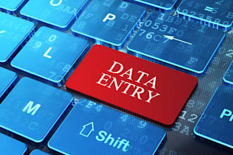 do  data entry, copy paste works for you