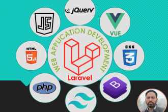 develop, fix, host, laravel, php, vuejs, website