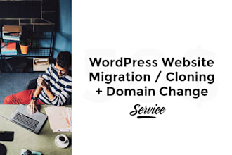 clone website one domain and hosting to other