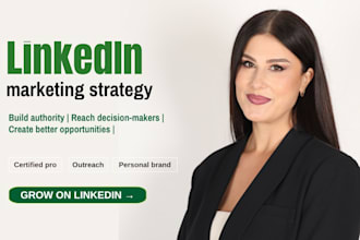 be your linkedin social media marketing manager and content creator