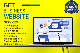 create a responsive wordpress website,blog site,landing page