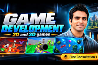 be your professional unity game developer