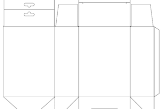 create a die line blue print cutter for amazon