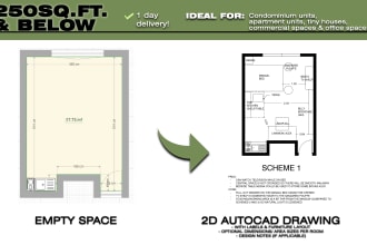 design your 2d architectural interior floor plans in autocad