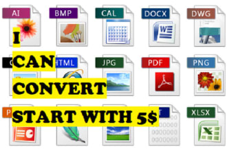 convert pdf, jpg, ppt, html, excel, doc, zip, rar, tiff, psd file format