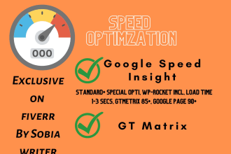 speed up website with google pagespeed or gtmetrix