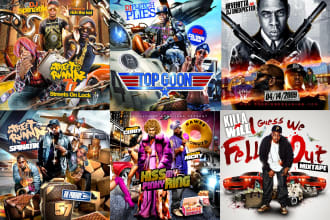 design attractive mixtape covers and albums