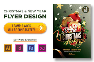 make trendy christmas flyer