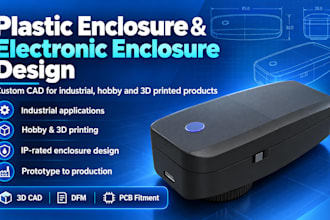 design plastic enclosures for 3d printing injection molding