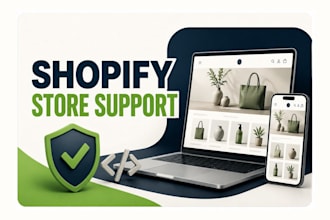 provide shopify store maintenance and technical support