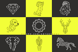 do geometric logo design