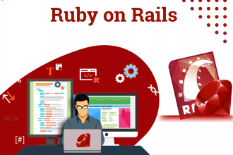 develop full stack ruby on rails application