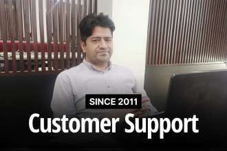 be your customer support agent