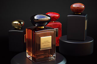 design, model and do pbr product rendering