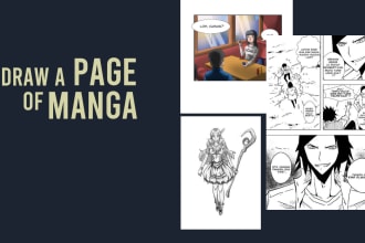 draw you a comic or manga page