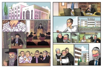 create comic book and custom illustration