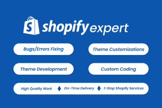 do shopify coding, bug fix and theme customization