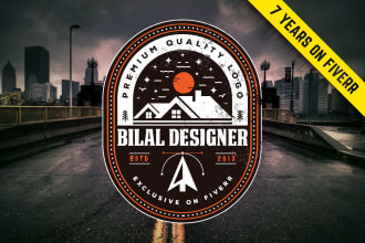 design retro vintage badge logo