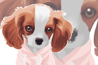 draw animal vector from your pet