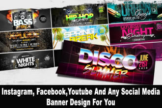create a facebook cover, twitter header or other design