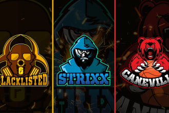do mascot, sports, esports, team and gaming logo design