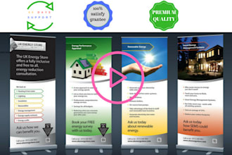 design dynamic ads roll banner for website or blog