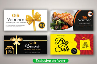 design gift vouchers or gift certificate for upcoming season
