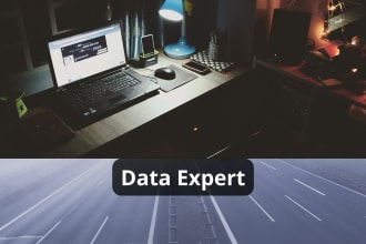 do data entry, data mining and web scraping