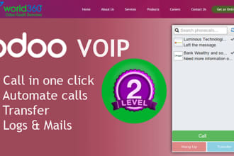 odoo asterisk voip integration for fully CRM and call center solutions