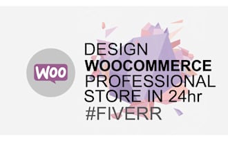 design woocommerce store from scratch