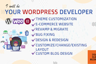 be your wordpress developer