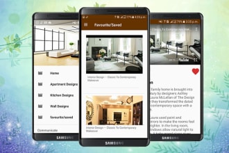 design screenshot for app store or play store