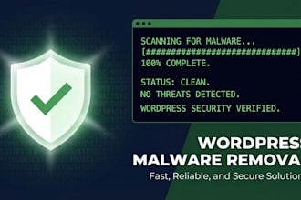 remove malware, fix hacked wordpress website and secure it