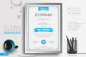 design a professional certificate