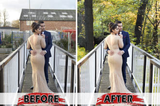 do photoshop edit, background removal, photo manipulation, retouching, face swap