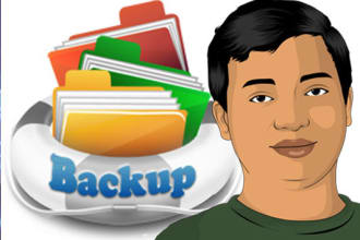 create a backup of your website