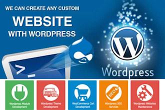 design and develop a complete wordpress website