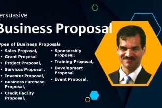 write a result oriented persuasive business proposal