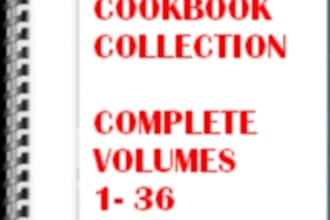give you ALL 36 volumes of the One Buck Cookbook Collection resale rights