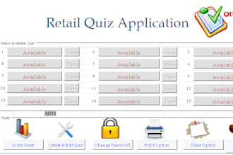 create excel sheet in an attractive interface with buttons