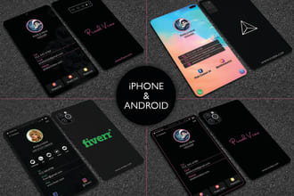 make iphone style business card