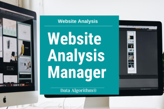 be your website analysis manager