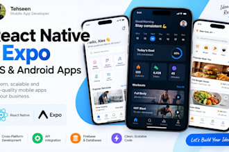develop your react native expo mobile app for ios and android