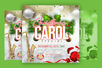 do creative social media flyer, fb or instagram flyer