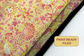 make a textile print design for your product